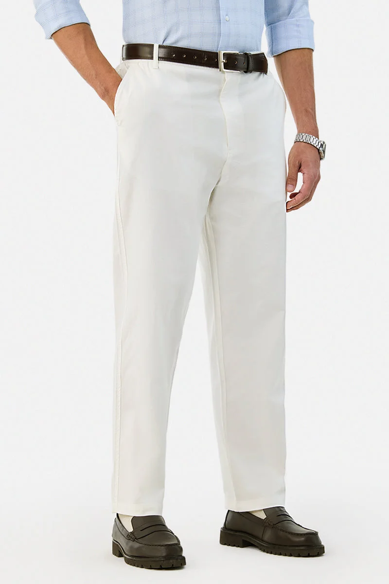 سنيتش Linen Blend Relaxed Fit Trousers
